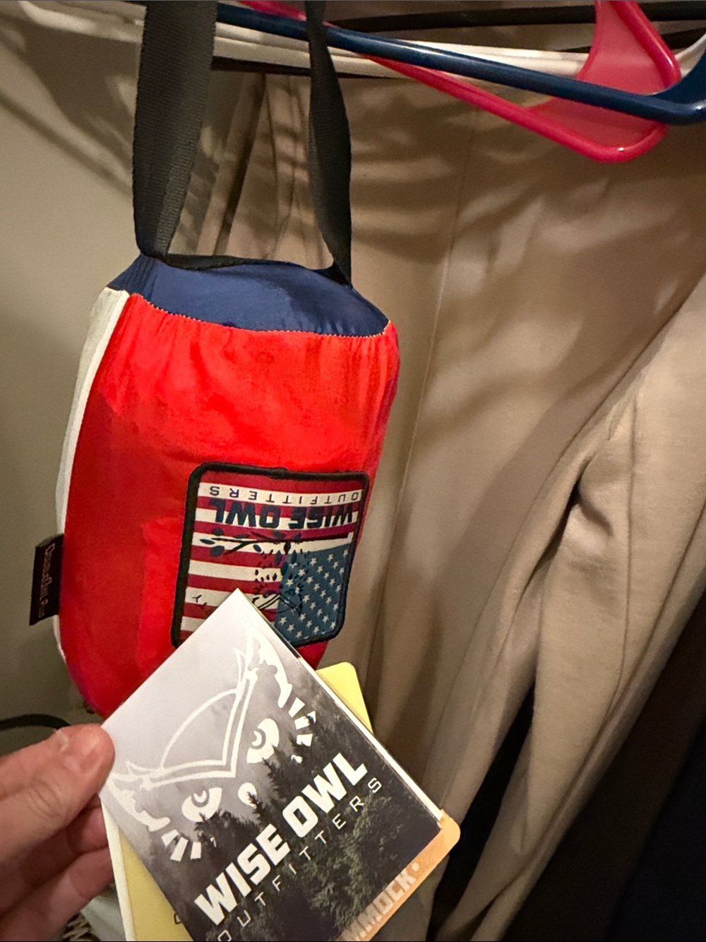 Father’s Day - Adult Patriotic Hammock - Red, Blue, and White